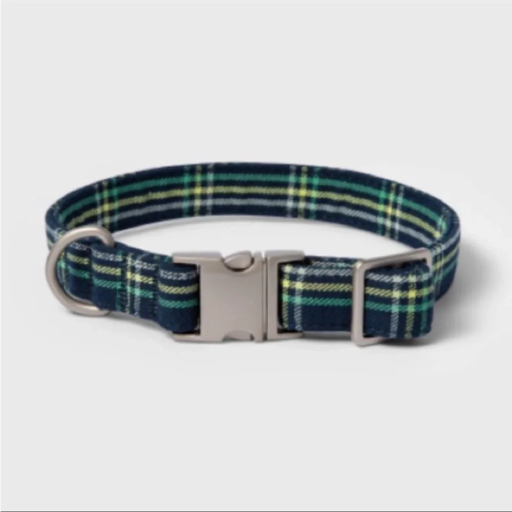 NWT boots & Barkley‎ plaid dog collar